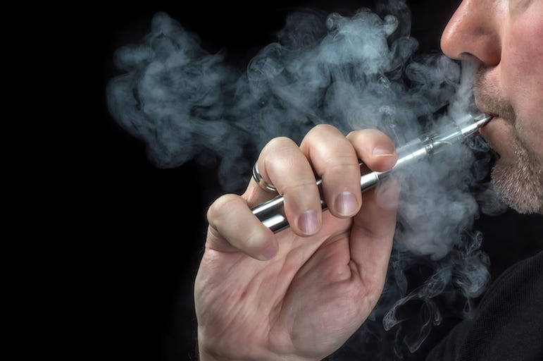 Vaping, Smoke, E-Cigarette, Man Smoking Vaping, Smoke, E-Cigarette, Man Smoking