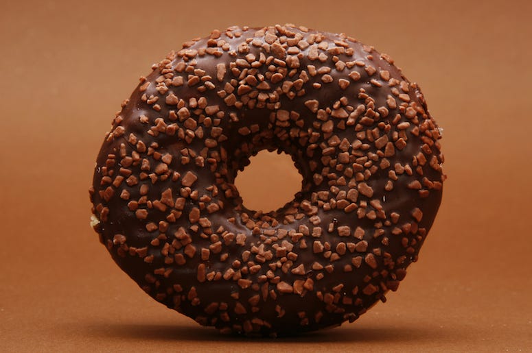 Doughnut, Chocolate, Nuts Doughnut, Chocolate, Nuts