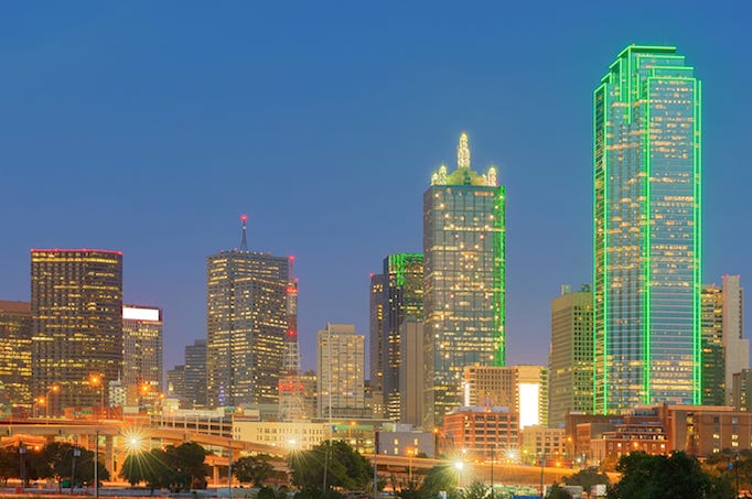 Downtown, Dallas, Skyline Downtown, Dallas, Skyline