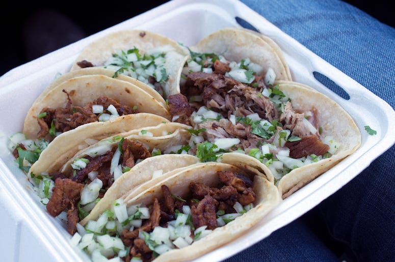Tacos Al Pastor, Food, Styrofoam Box, Tacos Tacos Al Pastor, Food, Styrofoam Box, Tacos