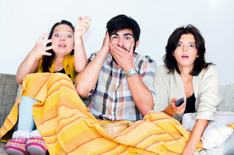 Watching Scary movies