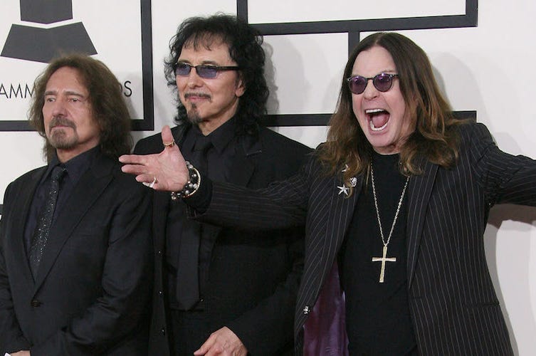 Black Sabbath, Grammys, Red Carpet, Geezer Butler, Tony Iommi, Ozzy Osbourne Black Sabbath, Grammys, Red Carpet, Geezer Butler, Tony Iommi, Ozzy Osbourne