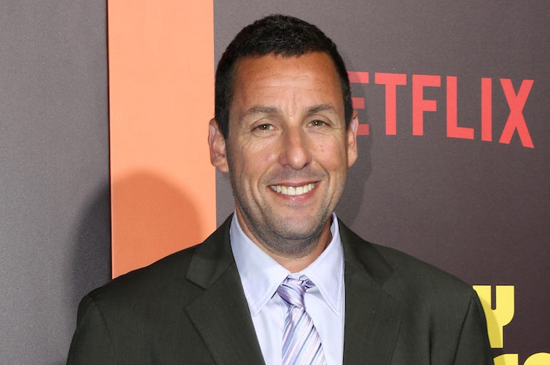 Adam Sandler, Red Carpet, Sandley Wexler, Premiere, Suit, Smile, 2017 Adam Sandler, Red Carpet, Sandley Wexler, Premiere, Suit, Smile, 2017