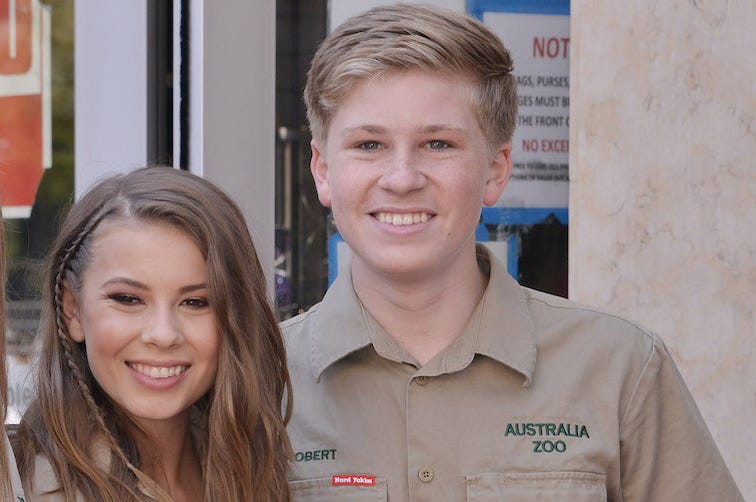 Bindi Irwin, Robert Irwin, Hollywood Walk of Fame, Ceremony, 2018 Bindi Irwin, Robert Irwin, Hollywood Walk of Fame, Ceremony, 2018