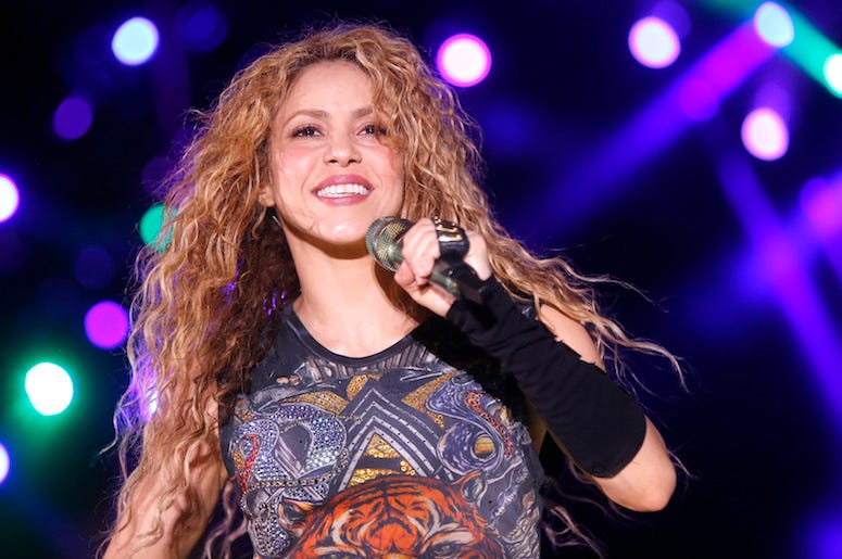 Shakira, Concert, Smiling, Cedars International Festival, 2018 Shakira, Concert, Smiling, Cedars International Festival, 2018