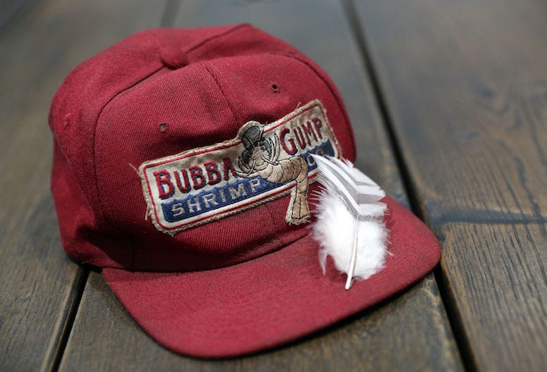 forrest gump hat running