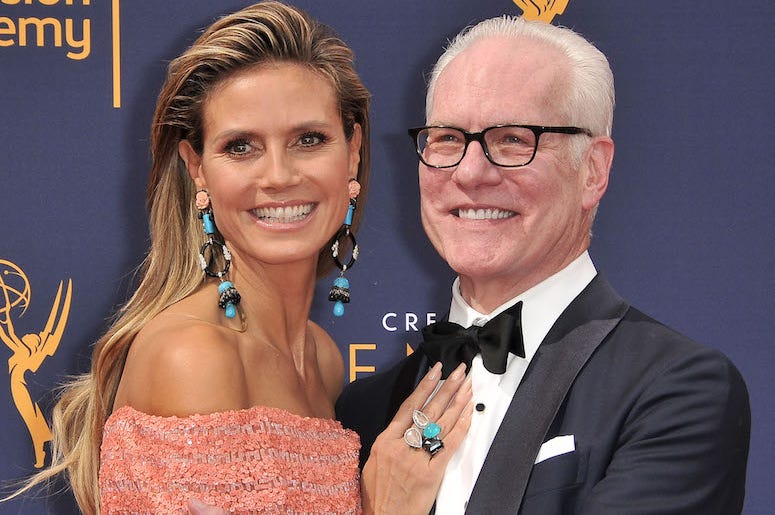 Heidi Klum, Tim Gunn, Red Carpet, Tuxedo Heidi Klum, Tim Gunn, Red Carpet, Tuxedo
