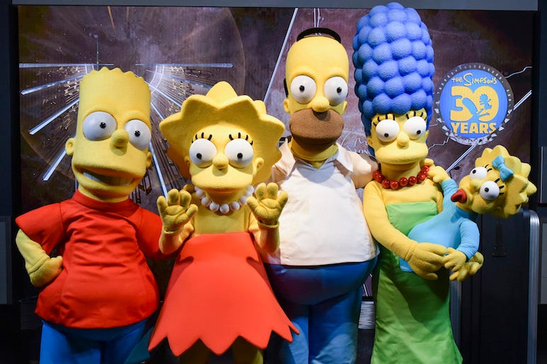 The Simpsons, Costumed Characters, 30th Anniversary, 2018 The Simpsons, Costumed Characters, 30th Anniversary, 2018
