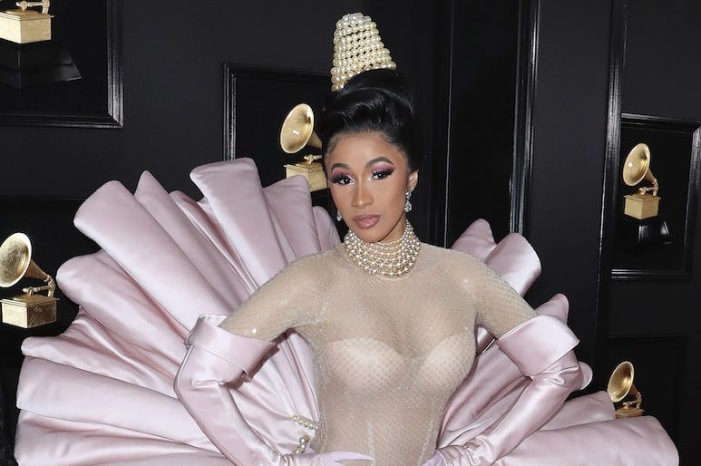 Cardi B, 61st Grammy Awards, Red Carpet, 2019 Cardi B, 61st Grammy Awards, Red Carpet, 2019