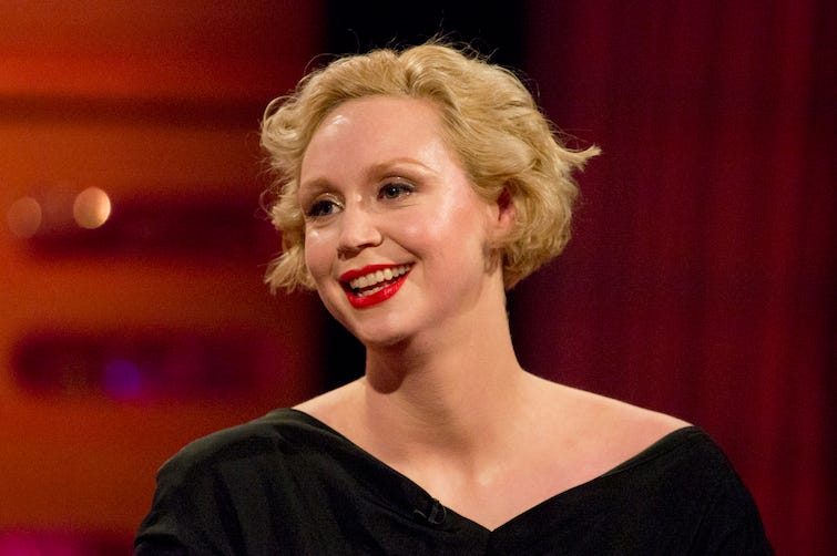 Gwendoline Christie, Interview, Graham Norton Show, Black Dress, 2017 Gwendoline Christie, Interview, Graham Norton Show, Black Dress, 2017
