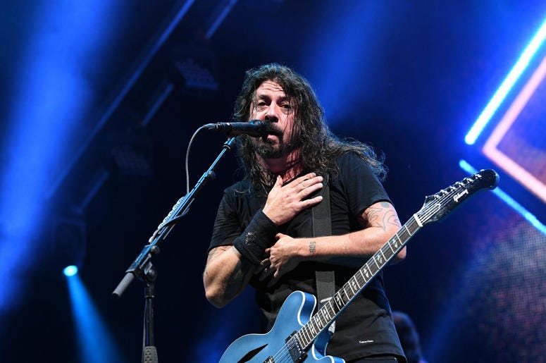 Dave Grohl of the Foo Fighters Dave Grohl of the Foo Fighters