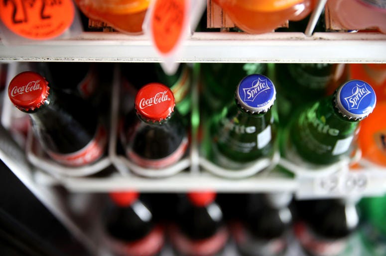 Coca-Cola and Sprite
