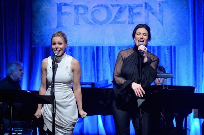 Kristen Bell and Idina Menzel