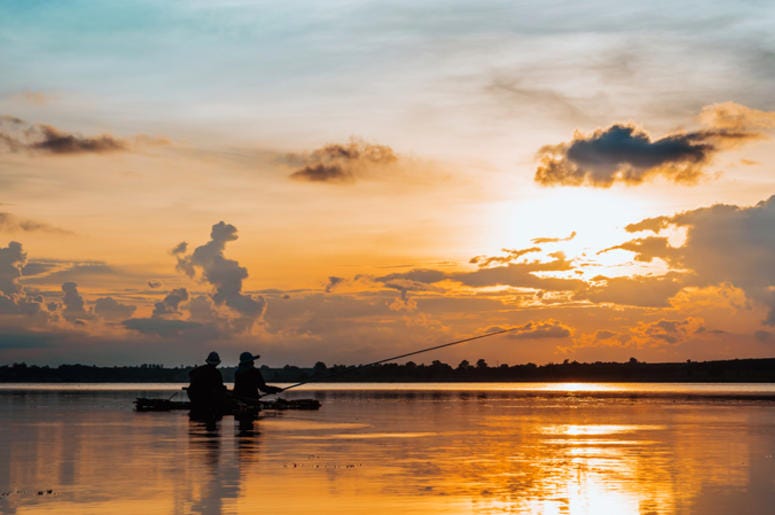 Couple Fishing