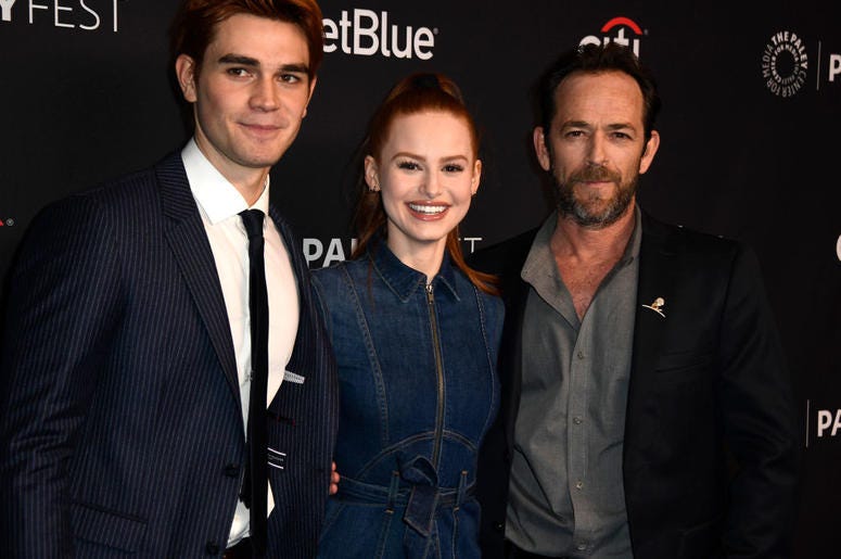 KJ Apa, Madelaine Petsch, Luke Perry