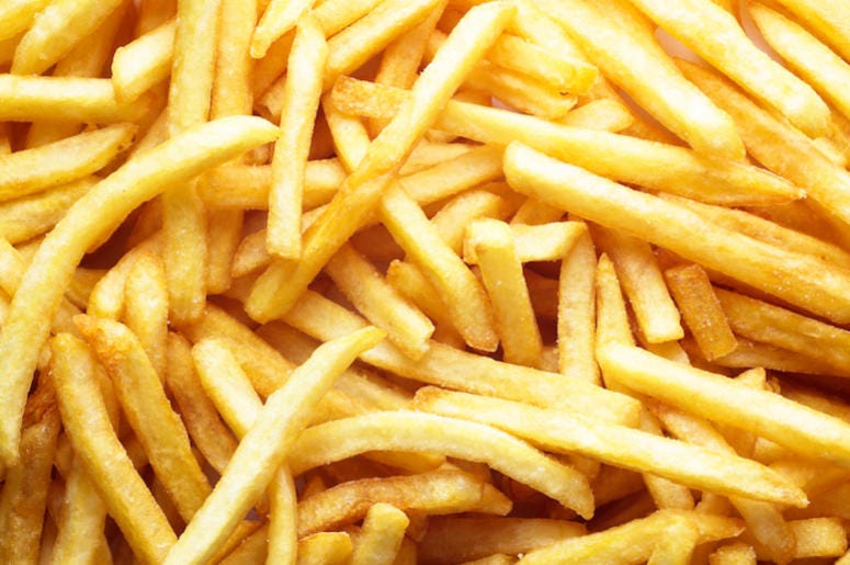 French Fries, Stacked French Fries, Stacked