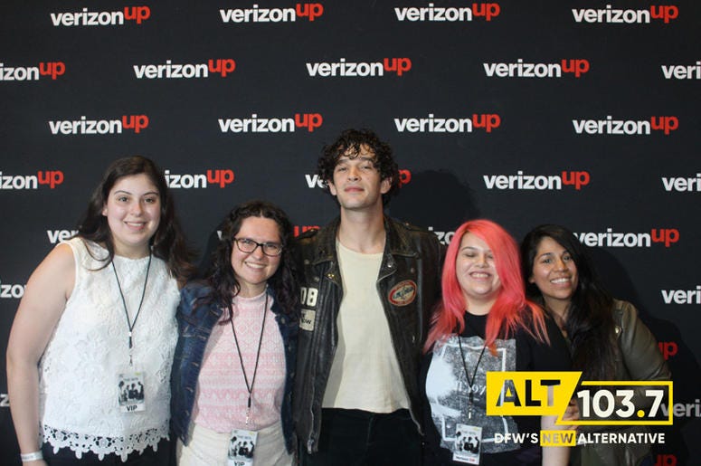 The 1975 Meet & Greet In Verizon Artist Lounge At ALT 103.7 Studios The 1975 Meet & Greet In Verizon Artist Lounge At ALT 103.7 Studios