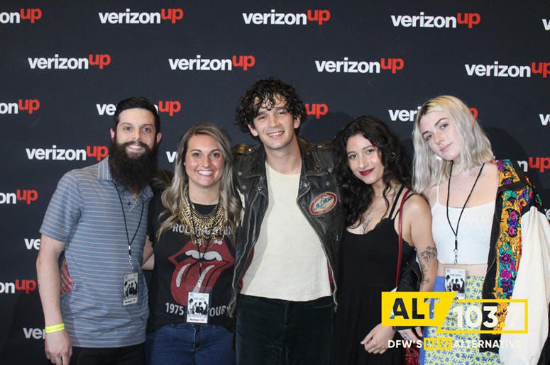 The 1975 Meet & Greet In Verizon Artist Lounge At ALT 103.7 Studios The 1975 Meet & Greet In Verizon Artist Lounge At ALT 103.7 Studios