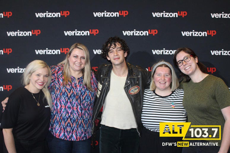 The 1975 Meet & Greet In Verizon Artist Lounge At ALT 103.7 Studios The 1975 Meet & Greet In Verizon Artist Lounge At ALT 103.7 Studios