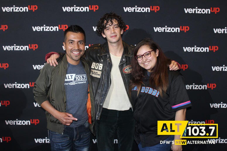 The 1975 Meet & Greet In Verizon Artist Lounge At ALT 103.7 Studios The 1975 Meet & Greet In Verizon Artist Lounge At ALT 103.7 Studios