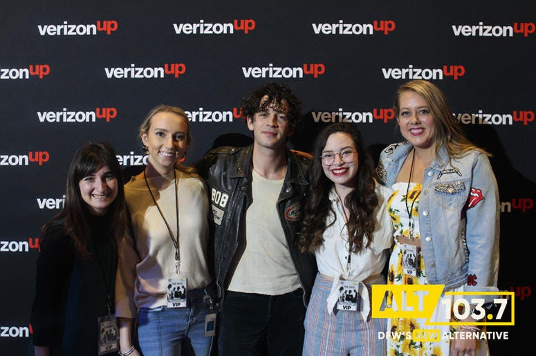 The 1975 Meet & Greet In Verizon Artist Lounge At ALT 103.7 Studios The 1975 Meet & Greet In Verizon Artist Lounge At ALT 103.7 Studios