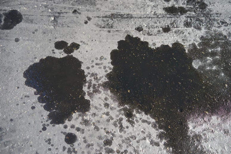 Oil, Spill, Stain, Parking Lot, Car Oil, Spill, Stain, Parking Lot, Car