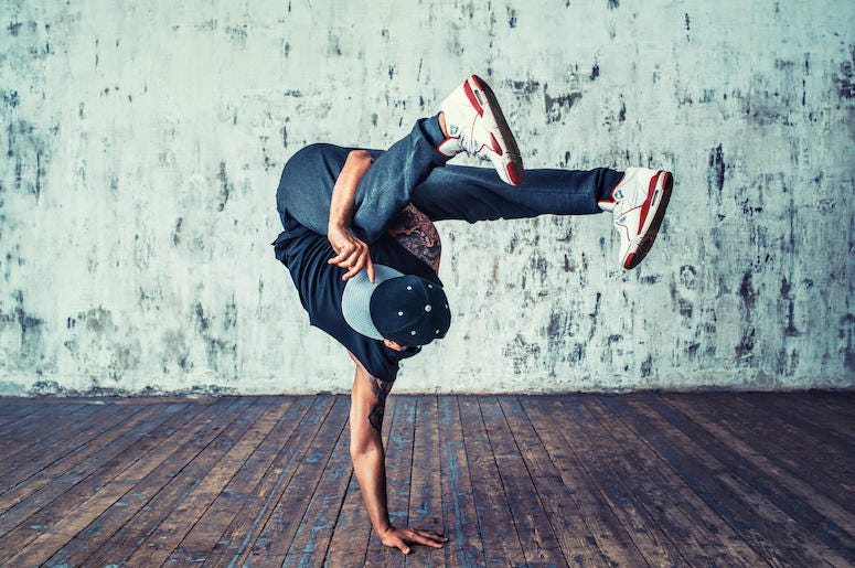 Young Man, Breakdancing, Dancing, Break Dancing, Wooden Floor Young Man, Breakdancing, Dancing, Break Dancing, Wooden Floor