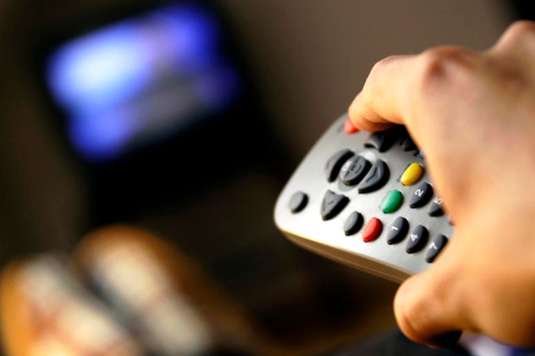 Watching TV, Remote, Man Watching TV, Remote, Man