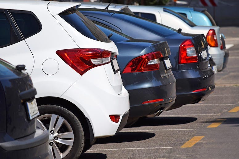 Cars, Generic, Parking Lot, Rear Cars, Generic, Parking Lot, Rear