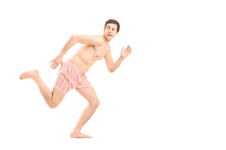 Man Without pants