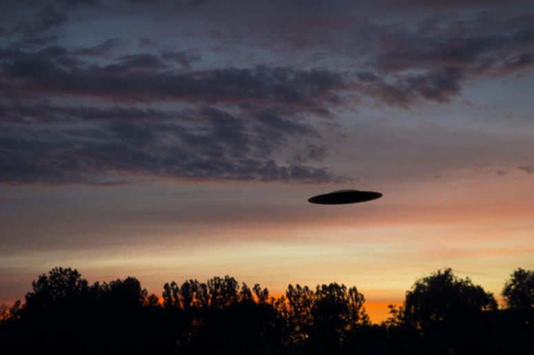 UFO Hovering
