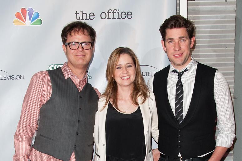 Rainn Wilson, Jenna Fischer and John Krasinski