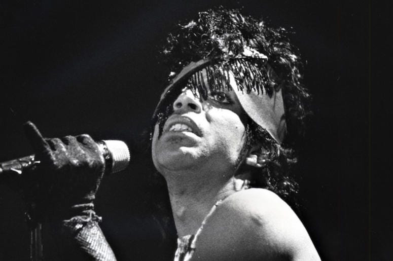 Prince, Singing, Holding Microphone Prince, Singing, Holding Microphone