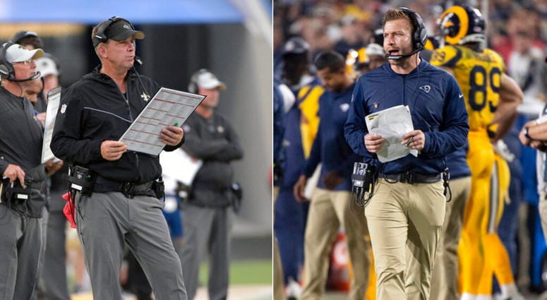 Sean Payton Left, Sean McVey Right Sean Payton Left, Sean McVey Right
