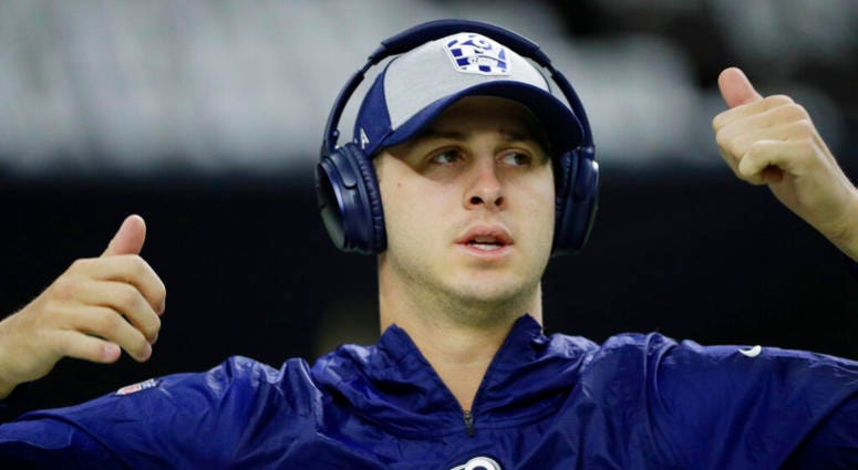 Los Angeles Rams' Jared Goff Los Angeles Rams' Jared Goff