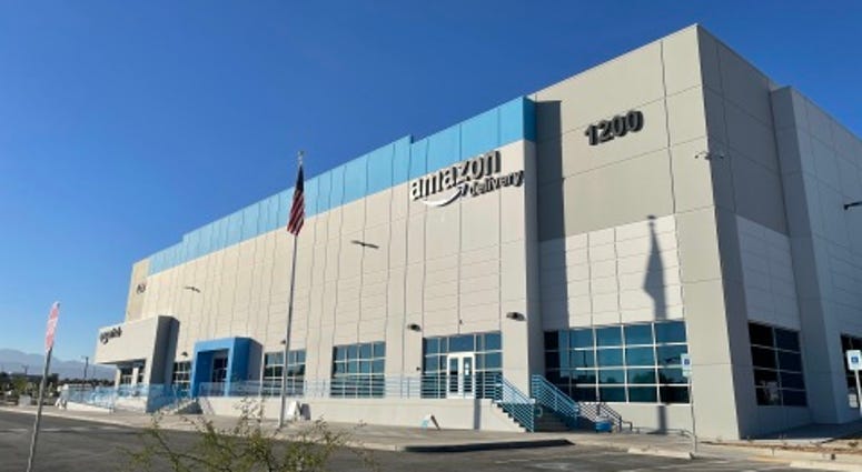 Amazon's delivery center in North Las Vegas