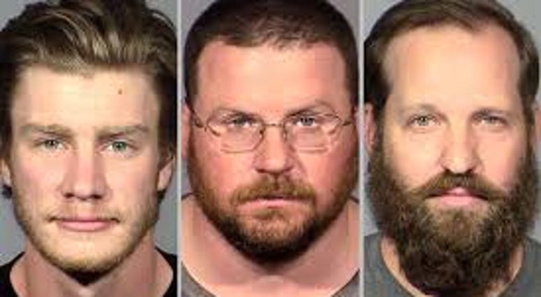 Mugshots of Boogaloo suspects from 6-17-20