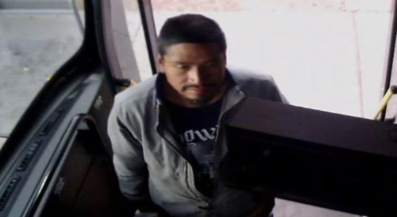 Snapshot of man who punched CAT bus driver 4-12-20