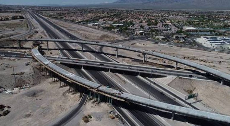 Overhead view of the Centennial Bowl in northwest Las Vegas