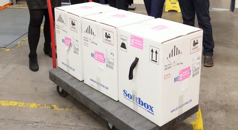 Nevada's supply of Pfizer's coronavirus vaccine arrives