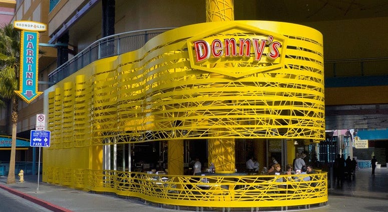 Picture of a Pop-Up Denny's In Downtown Las Vegas