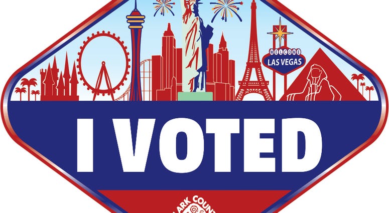Picture of Nevada's "I Voted" sticker