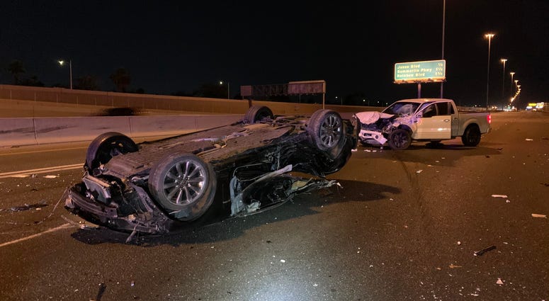 Scene of a fatal crash on 95N at Decatur on 11-10-20