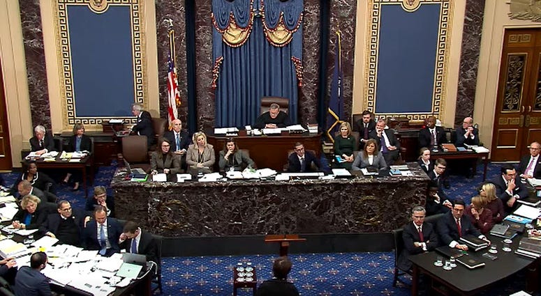 Senate Impeachment Trial Proceedings 1-22-20