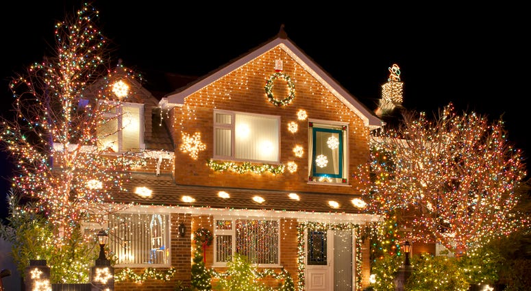Nicely Decorated (Maybe a little too nice) House For Christmas