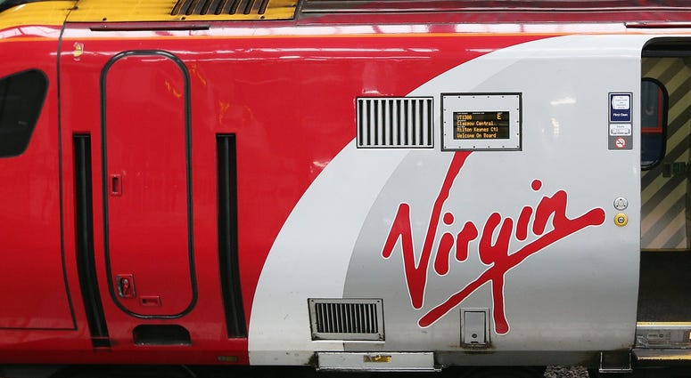 Virgin trains prepare to depart from Euston Station on the West Coast Mainline route on August 15, 2012 in London, England.