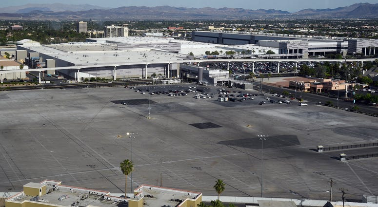 The Las Vegas Convention Center is seen from the Riviera Hotel & Casino on April 30, 2015