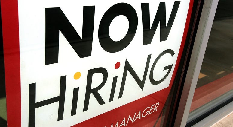 Now Hiring sign