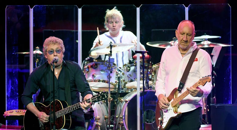 The Who performs at the Colosseum at Caesars Palace in 2017