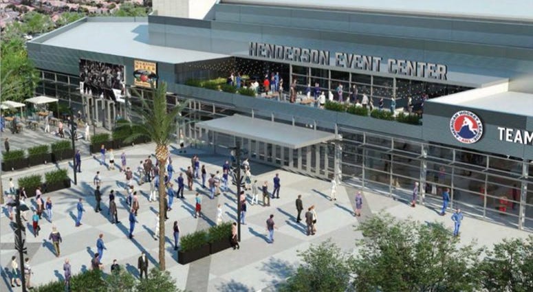 Rendering of the proposed Henderson Events Center
